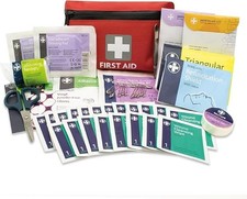 Premium 92 Piece First Aid Kit - Safety Essentials for Travel, Car, Home, Campin