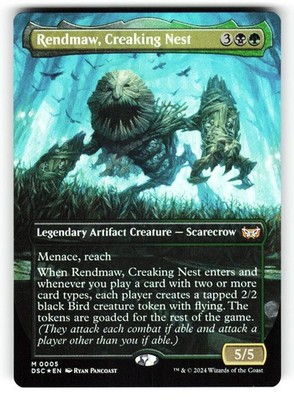 Rendmaw, Creaking Nest #5 (Borderless) (NM) (DSC) (Foil) MTG Magic