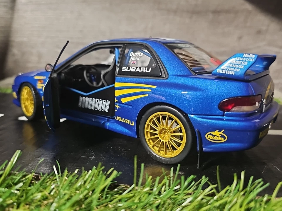 Autoart 89992 - Subaru Impreza WRC Monte Carlo Rally Burns Reid 1:18 Diecast Car - Image 3 of 4