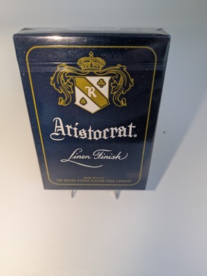 Aristocrat blau Leinenoptik Spielkarten-USPCC