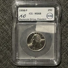 1998-P Washington Quarter 25c ICG MS68 MACKENZIE signed