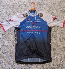 Castelli Competizione Quick Step Alpha Vinyl Cycling Jersey XL Shirt Full Zip