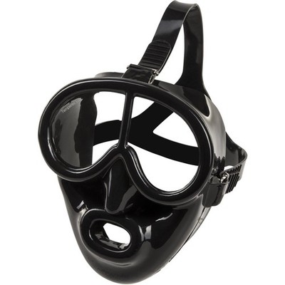 IST M37 PEGASUS Full Face Scuba Mask   Black Silicone, Octo-Ready, Low Volume