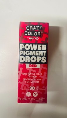 Crazy Color Power Pigment Drops Semi Permanent Farbton - Rot 