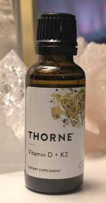 Thorne Vitamin D +K2 1 Fl. Oz. New Exp 7/26