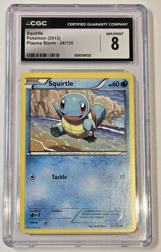 Squirtle graded CGC 8 for sale on eBay