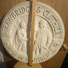 ORIGINAL VTG STRAWBRIDGE & CLOTHIER DEPARTMENT STORE EXTERIOR FIBERGLASS SIGN