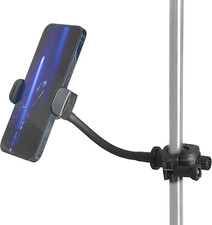 Mic Stand Phone Holder 360 Flexible Mount for Microphone, Adjustable Gooseneck P