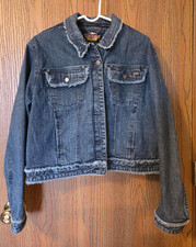 HARLEY DAVIDSON LADIES DENIM JACKET - NEW - RN 103819/CA 03402 - XL