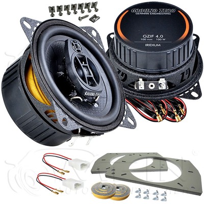 GROUND ZERO LAUTSPRECHER für CHEVROLET MATIZ I 1998-2004 Heck Hinten 100W #B94G