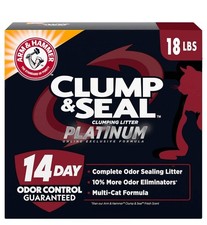 ARM  HAMMER Clump  Seal Platinum Clumping Cat Litter Odor Control, Multi-Cat,