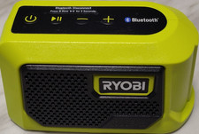 Ryobi PAD02 Bluetooth Portable Speaker Green Black Rectangular Plastic 10311