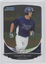 2013 Bowman Draft Draft Picks Chrome Thomas Milone #BDPP42 3d5