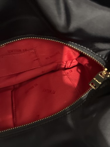 Borsa Mz Wallace nera in pelle di nylon con accento - Foto 15 di 15