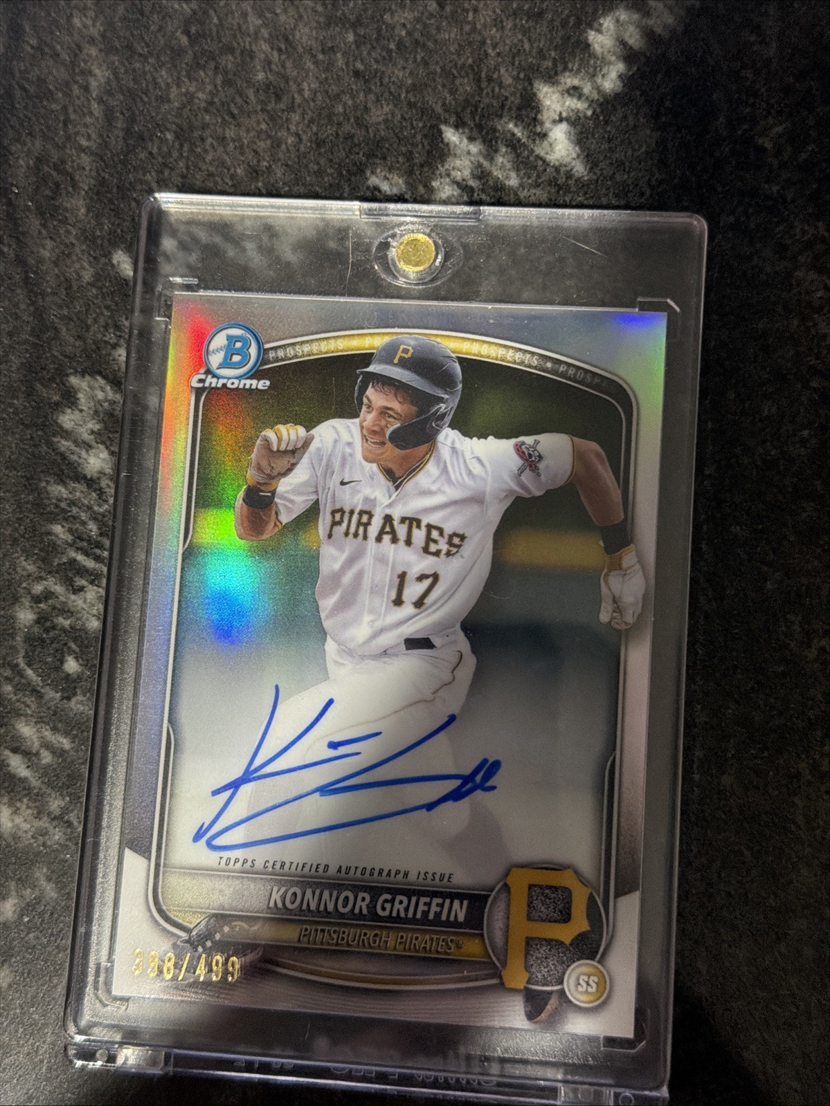 2025 Bowman - Chrome rookie Autographs Konnor Griffin #CPA-KG Refractor /499