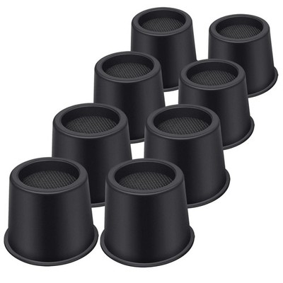 Bed Risers 4 Inch Heavy Duty, Round Furniture Risers for Bed Desk Table Sofa ...