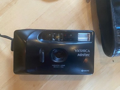 Yashica Minitec AF Analog Kamera 32mm 1:3.5 TOP Zustand + Anleitung  & Tasche