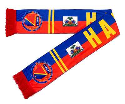 Haiti National Team Soccer Scarf - Haitian Foutbòl Polar Fleece The Grenadiers