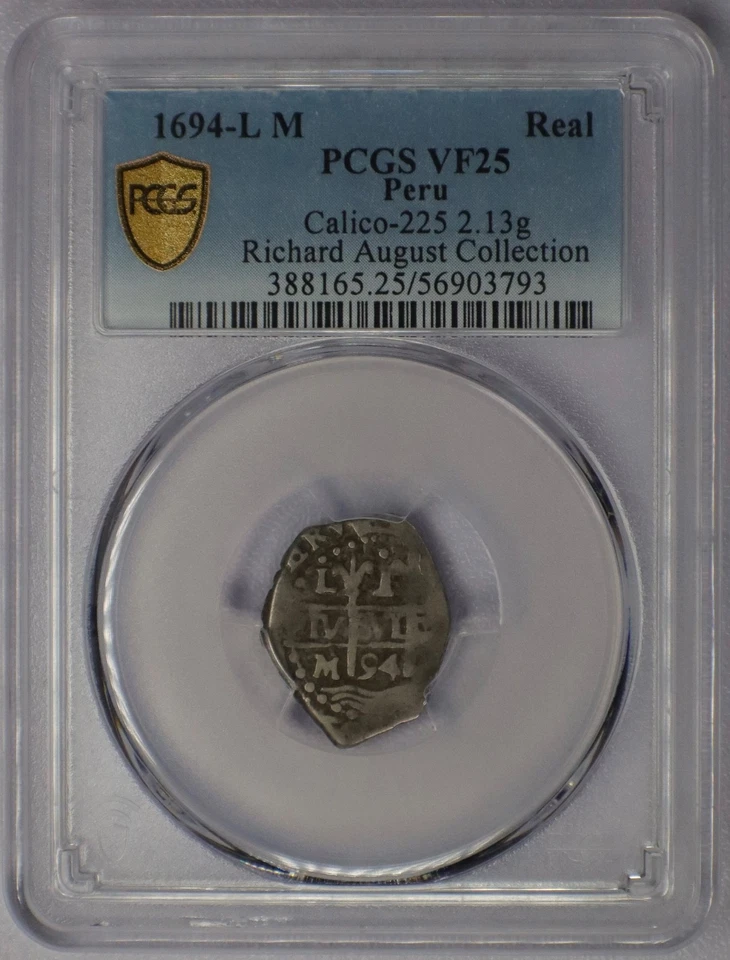 1694-L M Peru Real Cob Calico-225 - PCGS VF 25 - Image 3 of 4