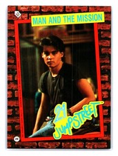 Johnny Depp Man and the Mission 1987 Topps 21 Jump Street #29