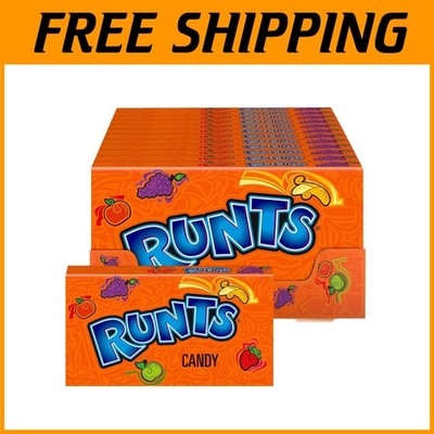 Miniature Fruit Runts Candy - 12 Theater Boxes, 5 oz Each