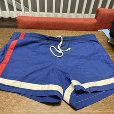 Vintage Jantzen Colorblock Swim Trunks Made in USA Men s 90 s Retro - READ