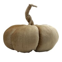 Deko KüRbis Samt Beige Samtstoff Herbstlich Wohnaccessoires Herbst Modern