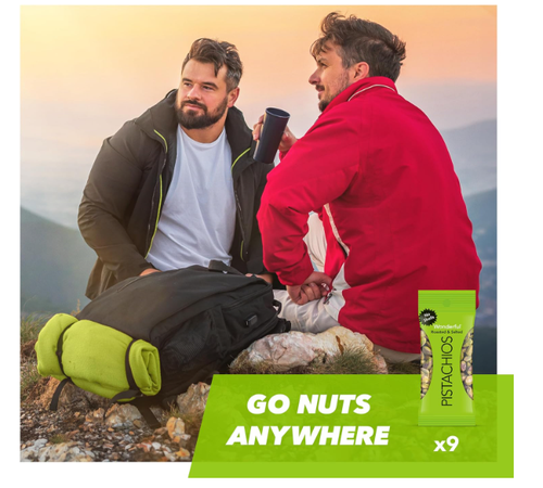 Wonderful Pistachios No Shells, Roasted & Salted Nuts, 0.75 Ounce Bag (Pack of 9 - Picture 3 of 3