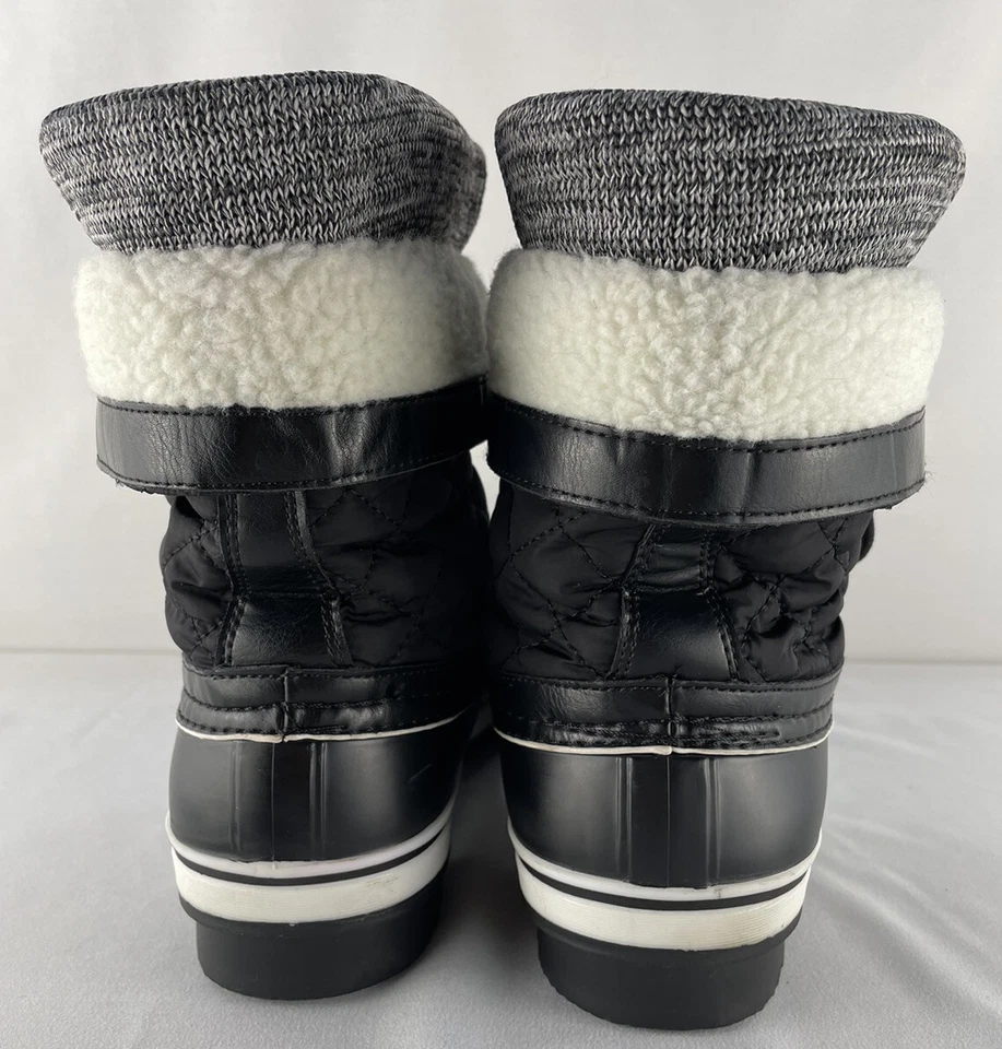 Forever 21 Botas Pato Doble Puño a Cuadros Carbón Mujer Talla US 8.5 Foto 2 de 4