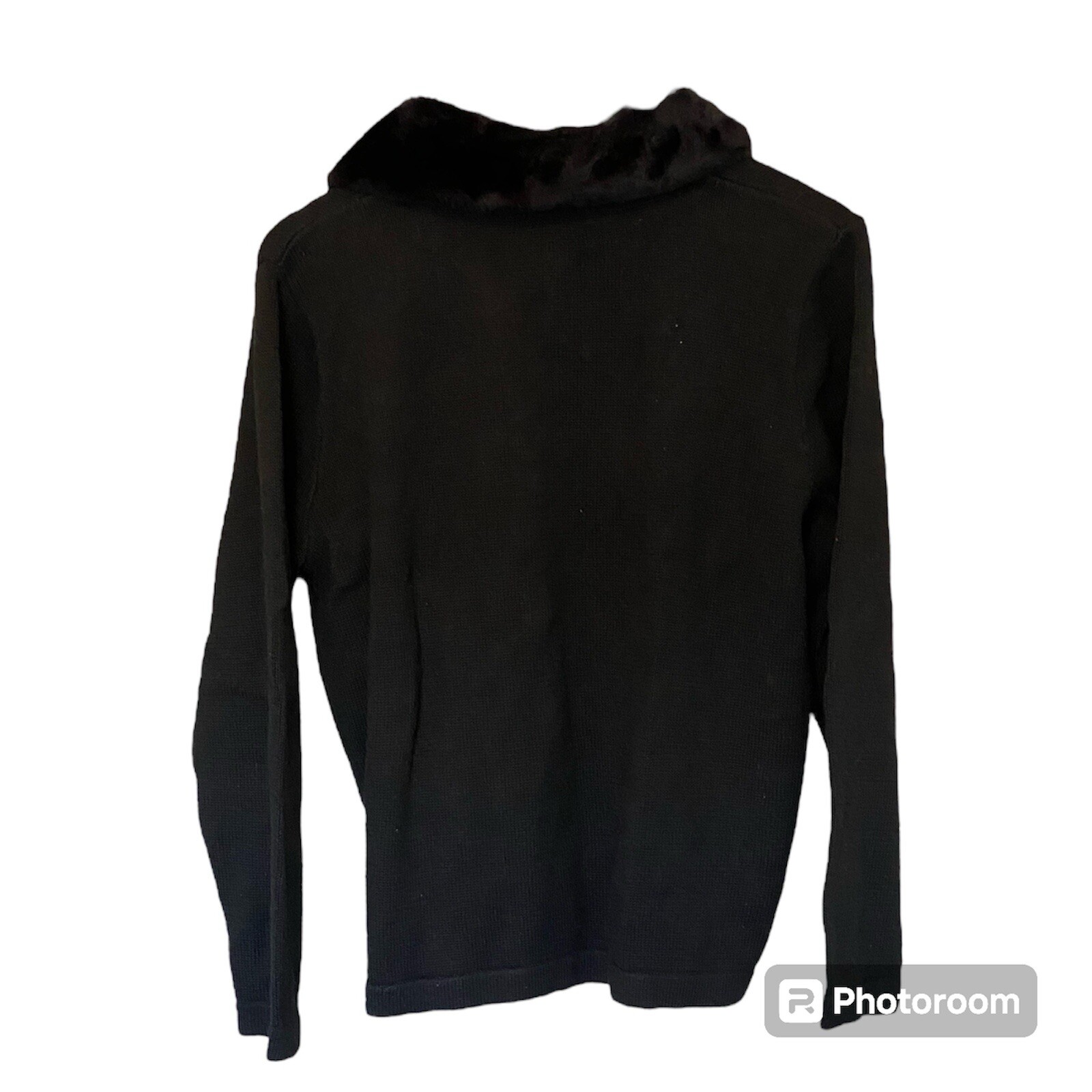 Basic Additions Black Holiday Christmas Ugly Swea… - image 2