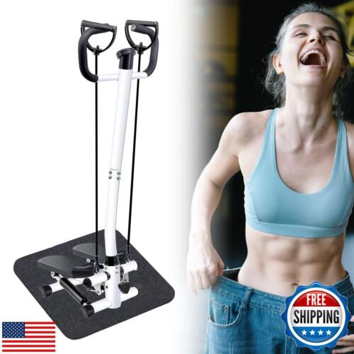 Swity Home Stair Steppers with Handrail and Resistance Bands for Exercise - 2