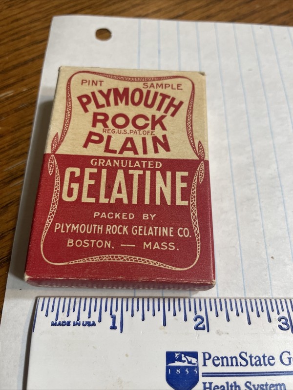 Plymouth Rock Gelatine Sample Box