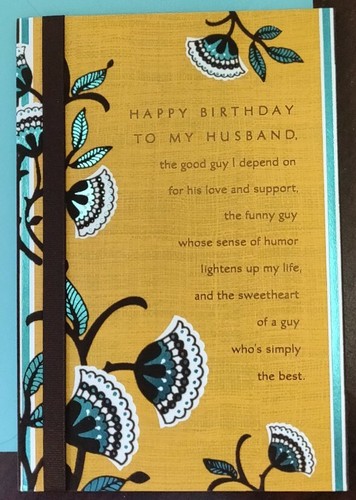 HALLMARK HUSBAND BIRTHDAY Card 1.3 - Bild 1 von 4