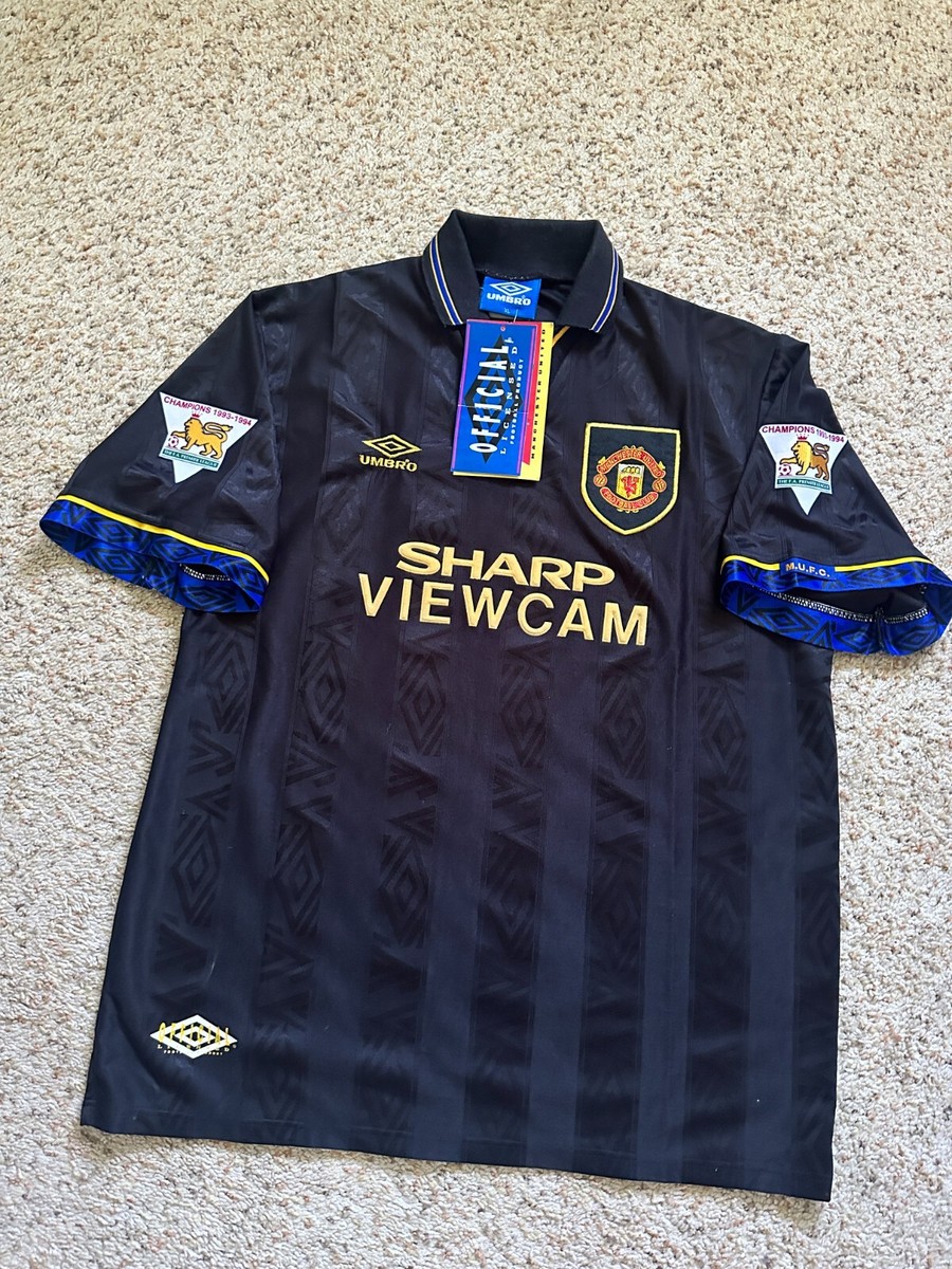 レア盤 / ash KUNG FU / Cantona / マンU Man U BNWT Manchester United 1995 Kung Fu #7 Cantona XL shirt