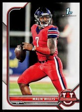 Malik Willis 2021-22 Bowman University #29 Liberty Flames