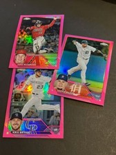 2023 Topps Chrome Pink Base 1-220 Complete Your Set BX018
