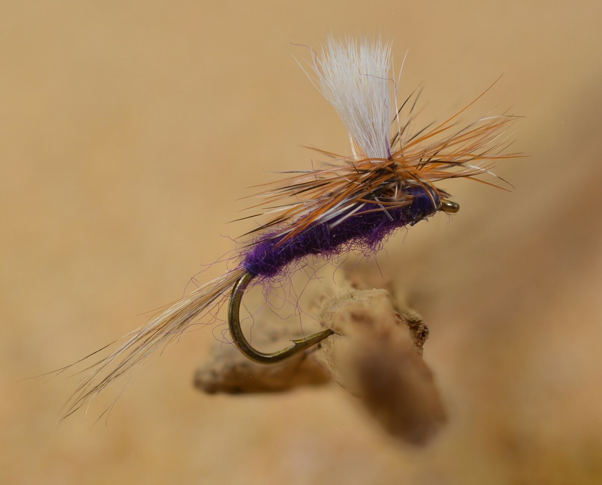 Dry Flies Trout 12-Pack Purple Haze Dry Flies - Mustad Hooks Perfect For Fly Fishing Trout Panfish C 820138 - Foto 7