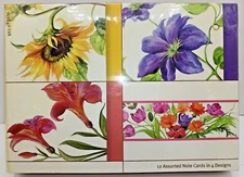 Gartner Studios 12 Assorted Note Cards in 4 Designs NEW SEALED