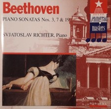 Beethoven: Sonate Per Pianoforte N. 3, 7 & 19 / Sviatoslav Richter - CD