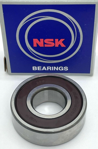 NSK 6202 DDU C3 CUSCINETTO A SFERE SCANALATO PROFONDO, GOMMA SIGILLATA 15x35x11mm 6202 2RS - Foto 2 di 3