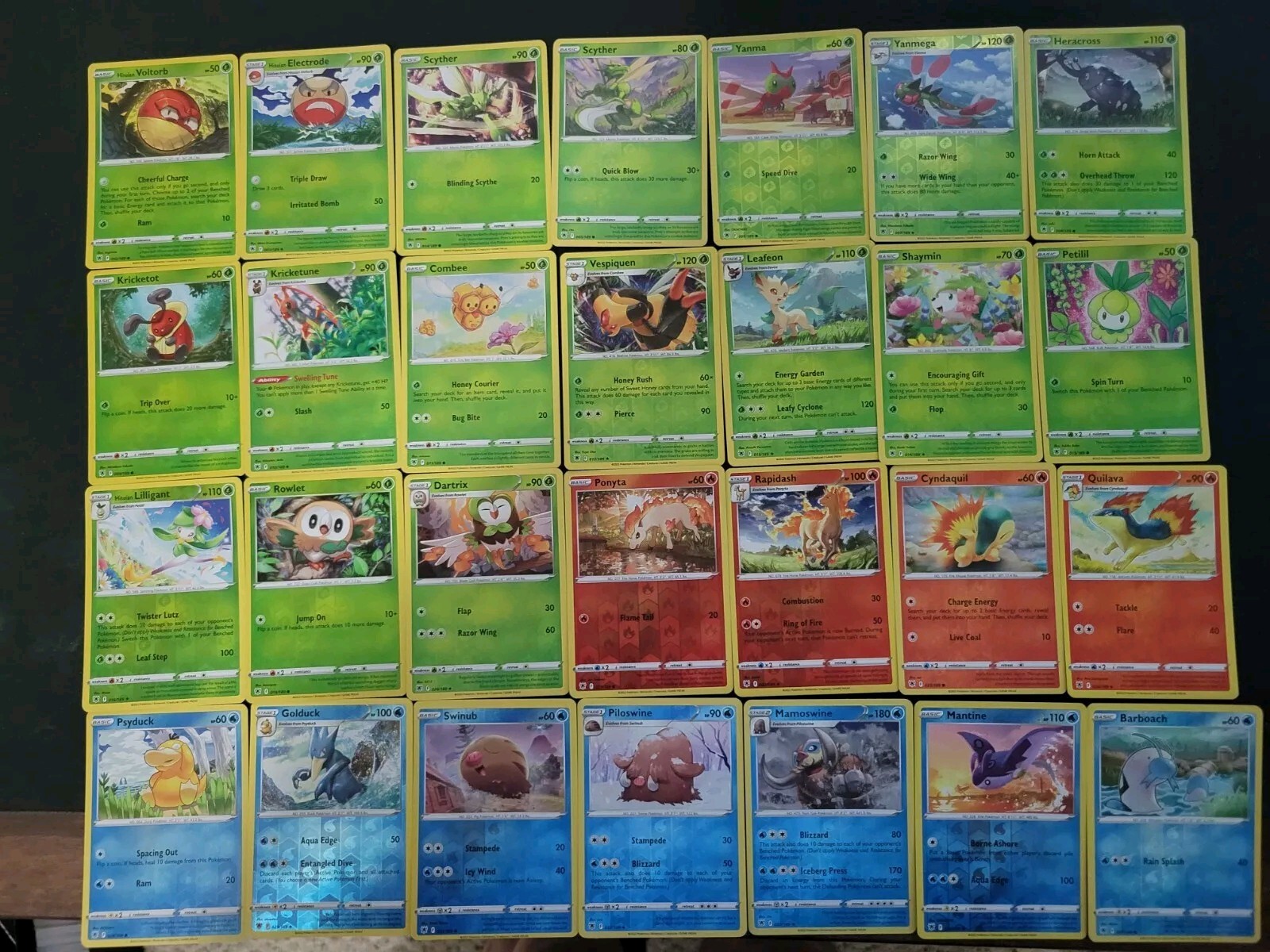 Pokémon Astral Radiance Complete Reverse Holo Set 128 Cards NM