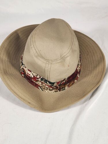 Dorfman Pacific Herren Fedora/Safari Hut Vintage hellbraun hergestellt in den USA Größe/L - Bild 3 von 6