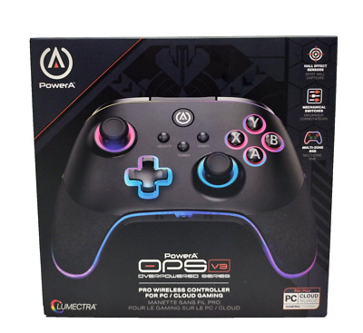 PowerA OPS v3 Pro Wireless Controller for PC and Cloud Gaming with Lumectra RGB