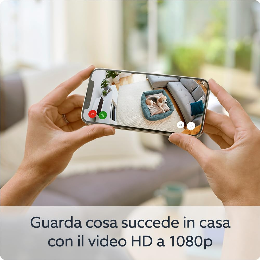 Videocamera Interna Ring 2ª Gen | Sorveglianza Animali 1080p HD - 4