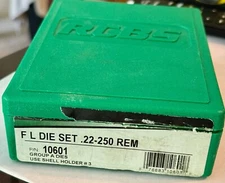 RCBS .22-250 Remington Full Length 2 Die Set 10601 Lightly Used