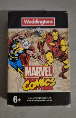 Marvel Comic Retro Waddingtons Nummer 1 Spielkarten.   
