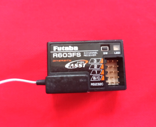 Futaba R603FS 3-Channel Telemetry Receiver FASST 3PM 3VCS 3PK 3PM 4PK 4PKS - Picture 2 of 5