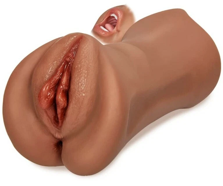 Masturbador Masculino Boca Realista Coño-Mamada Oral Stroker Juguete Sexual para Hombres Muñeca Foto 3 de 4