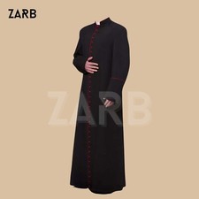 Men/Women Roman Cassock - Wool Blend - Catholic Clergy Robe  Priest Preacher
