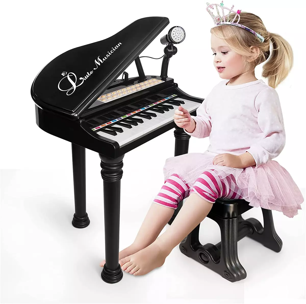 Juventud giro sal Piano/Teclado Juguete de 31 Teclas Para Niños de 2 3 4 5 Años Electrónico  Regalo | eBay